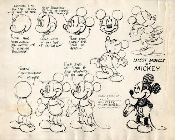 como desenhar o mickey