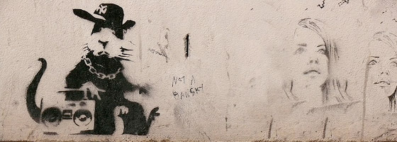 Stencil by Banksy