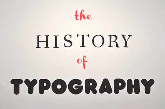 A história da tipografia
