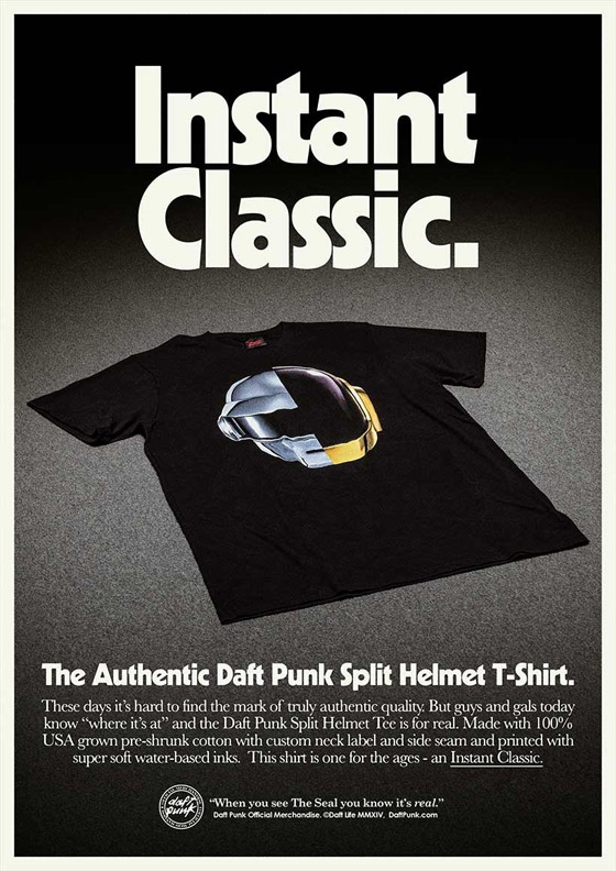 Daft Punk cria anúncios estilo anos 70 para divulgar loja