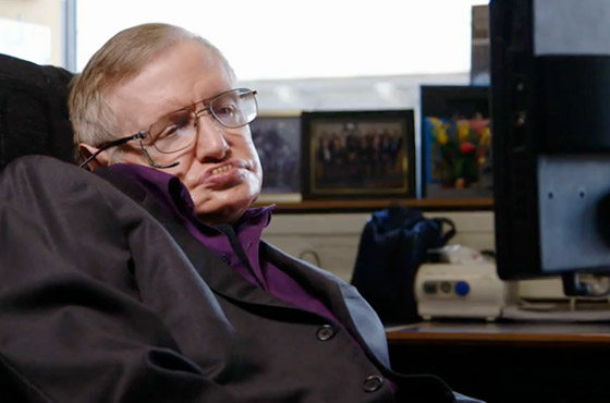 Stephen Hawking em 2014
