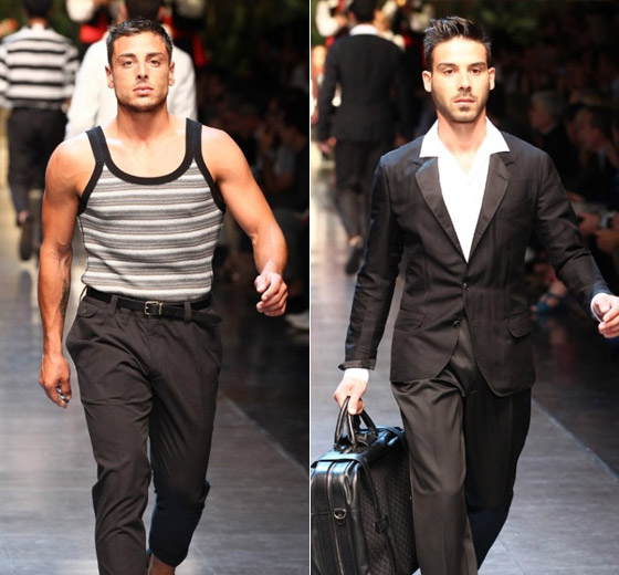 Dolce & Gabbana - modelos reais