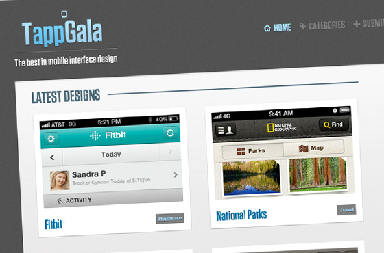tappgala mobile gallery