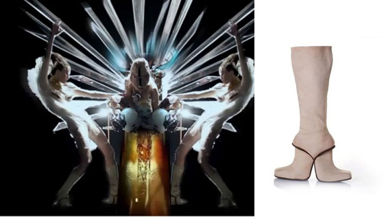 Lady Gaga Double Boot by Kobi Levi