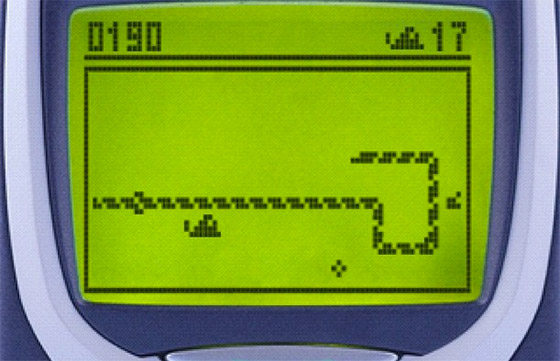 Nokia com o Snake 1997