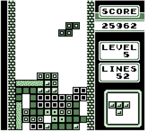 Tetris para Gameboy - imagem via