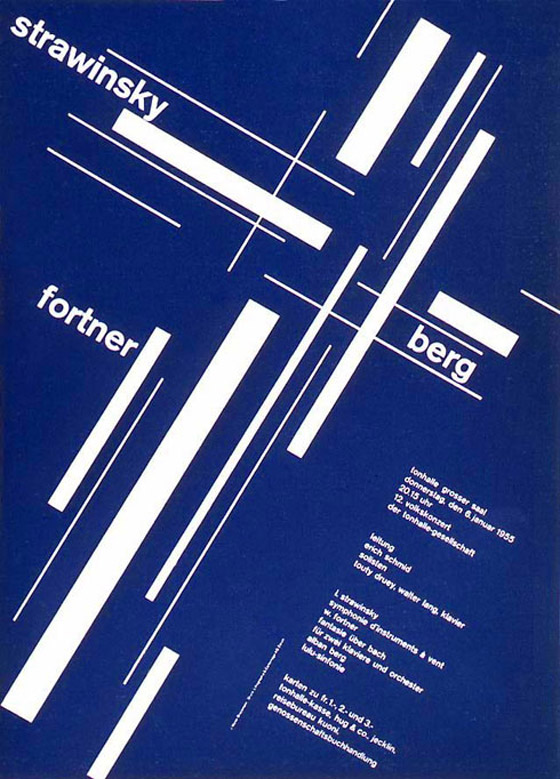 Joseph Müller-Brockmann, Zürich Town Hall Poster, 1955 (fonte)