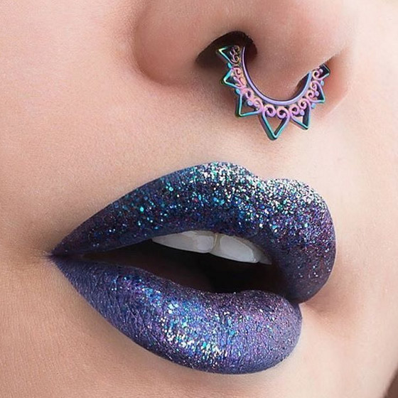 #glitterlips (imagem via)