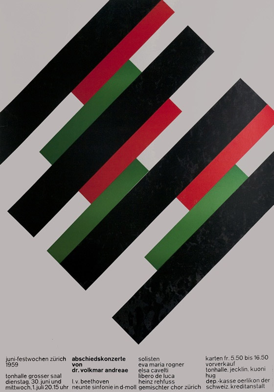 Josef Müller Brockmann - Festwochen Swissted, 1959